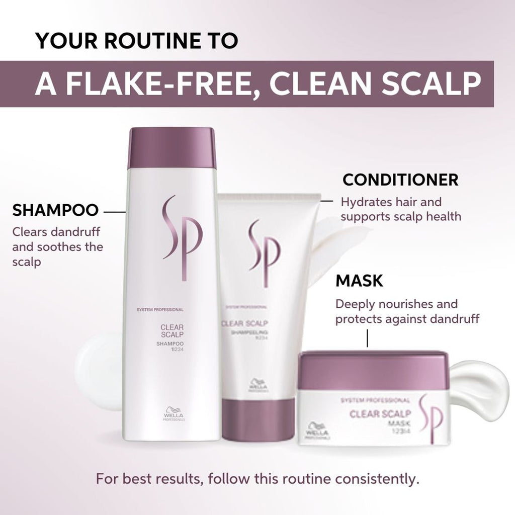 System Professional Clear Scalp Anti-dandruff Shampoo for Flake-Free & Itch-Free Scalp | Grocsy