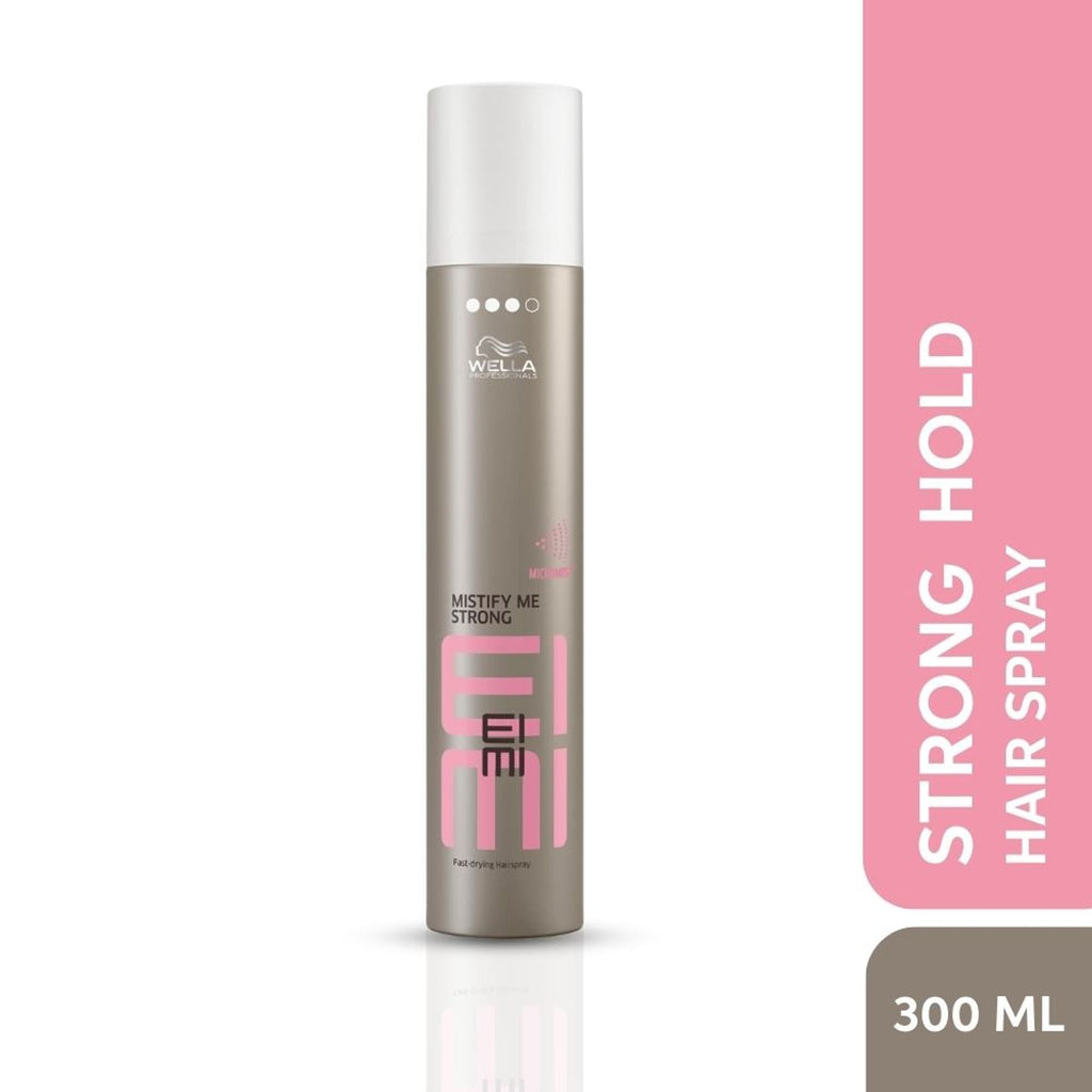 Wella Professionals EIMI Mistify Me Strong Hair Spray For 24H Hold, Frizz Control & Fast-Drying Finish | Grocsy