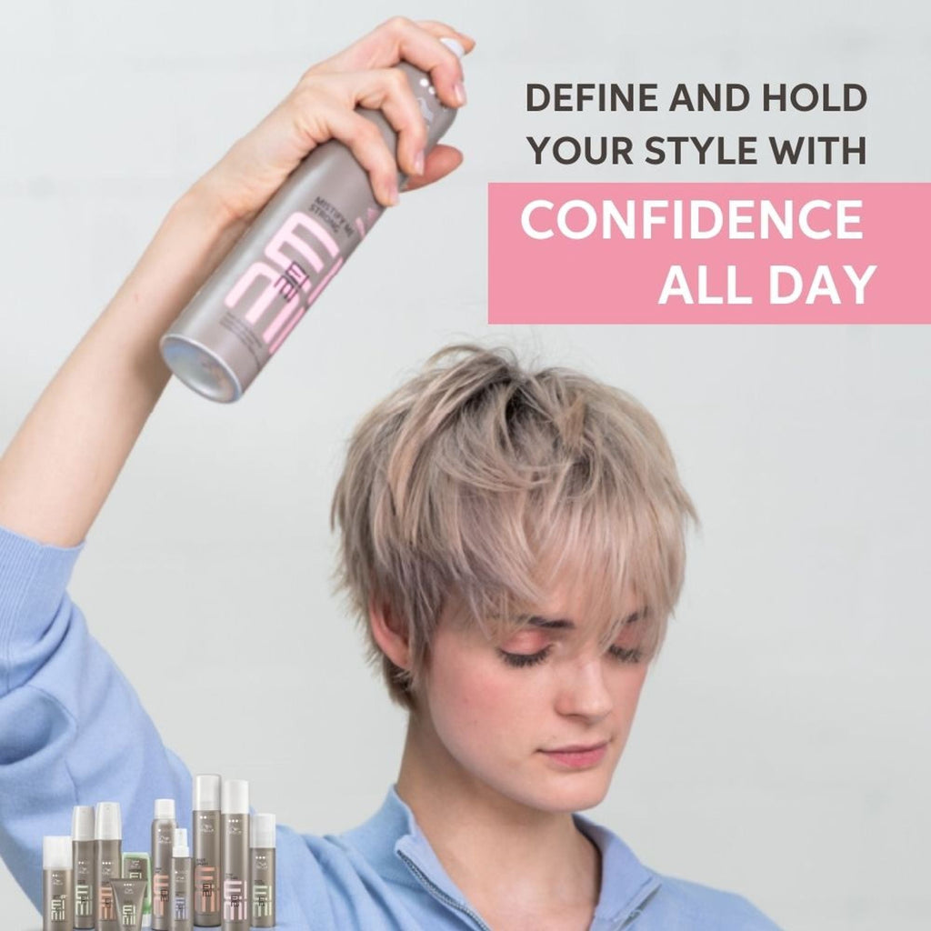 Wella Professionals EIMI Mistify Me Strong Hair Spray For 24H Hold, Frizz Control & Fast-Drying Finish | Grocsy