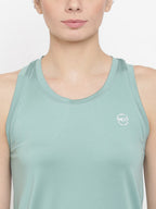 MKH Women Green Dri-FIT T-shirt | Grocsy