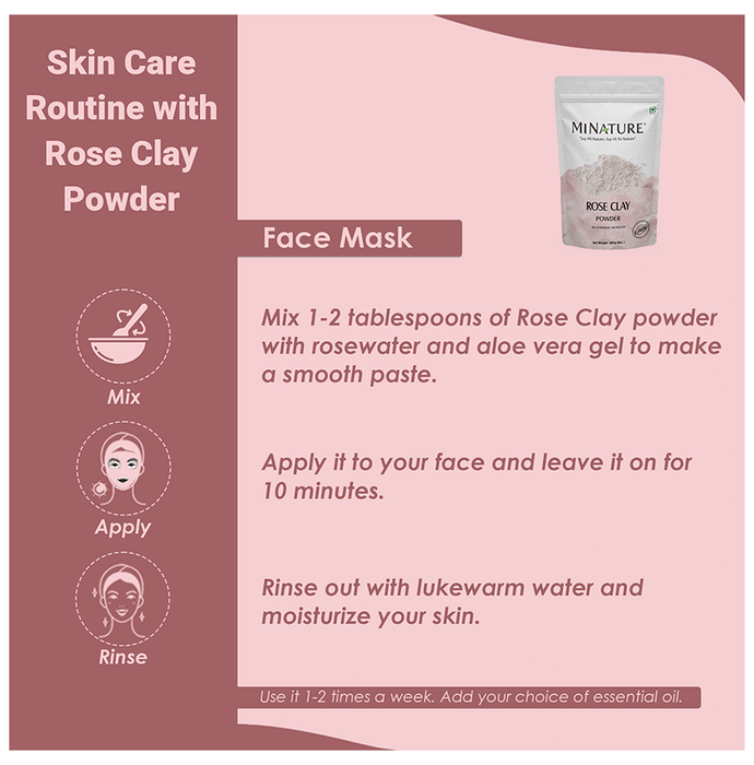 Minature Rose Clay Powder | Grocsy