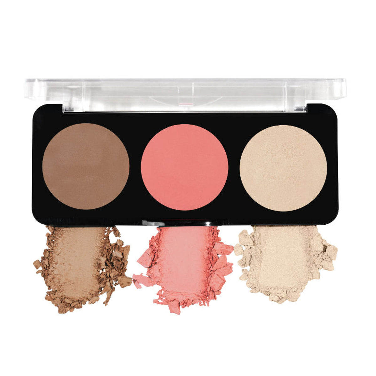 Swiss Beauty Cheek-A-Boo 3 In One Blushe Contour And Highlighter - 2 | Grocsy