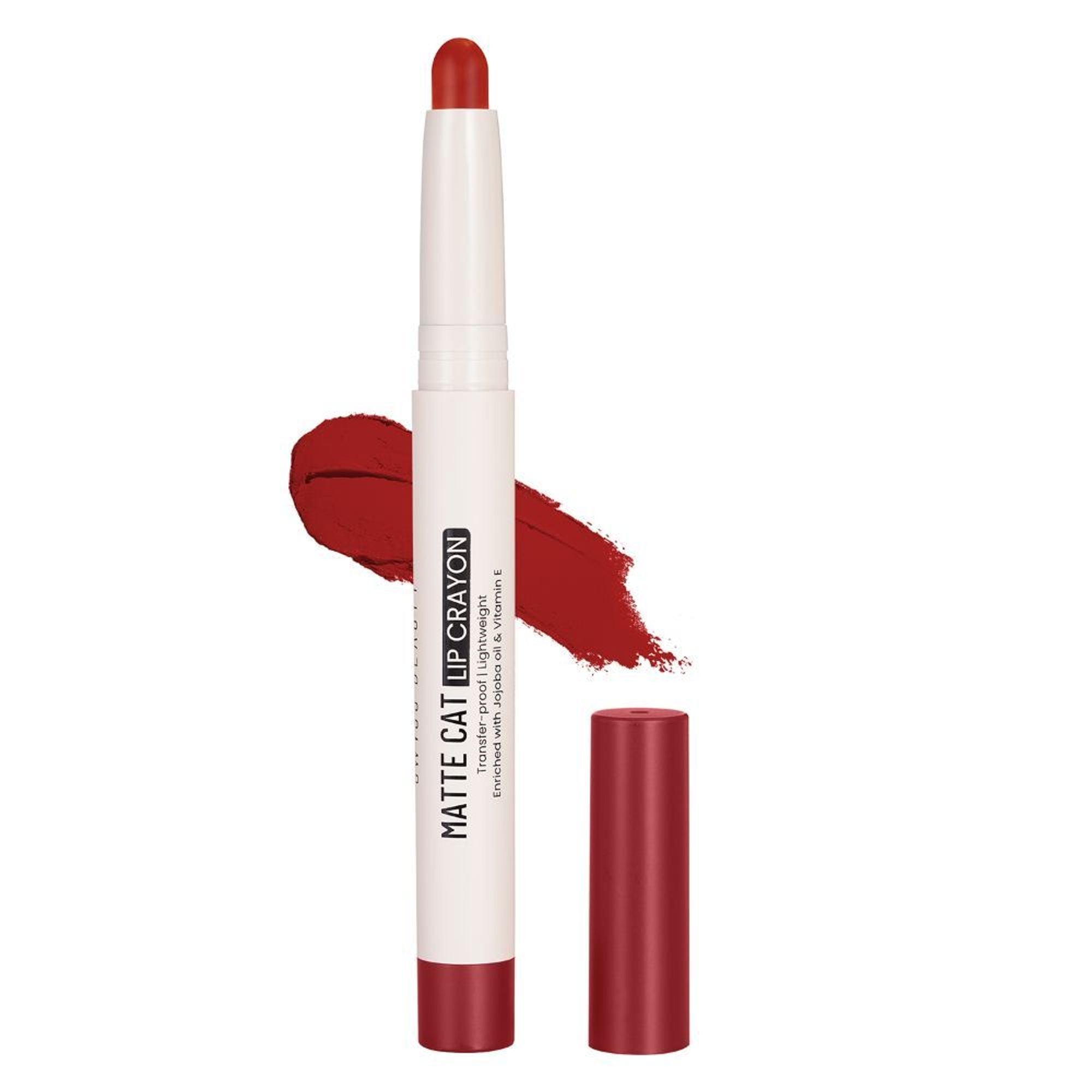 Swiss Beauty Non Transfer Matte Cat Lip Crayon - Berry Blast | Grocsy