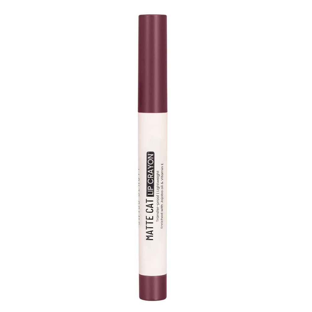 Swiss Beauty Non Transfer Matte Cat Lip Crayon - Wicked Wine | Grocsy