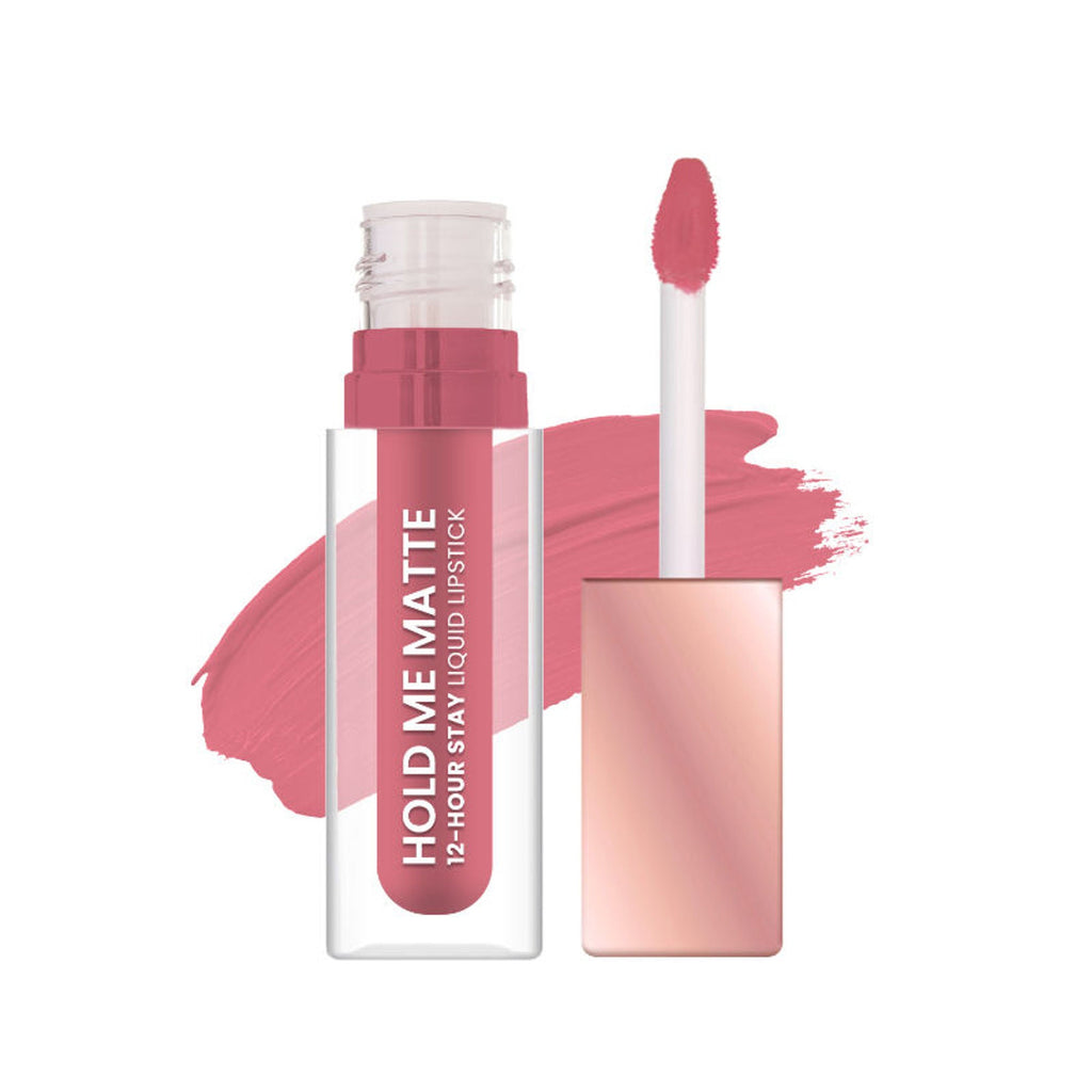 Swiss Beauty Hold Me Matte Liquid Lipstick - 04SqueezeMePink | Grocsy
