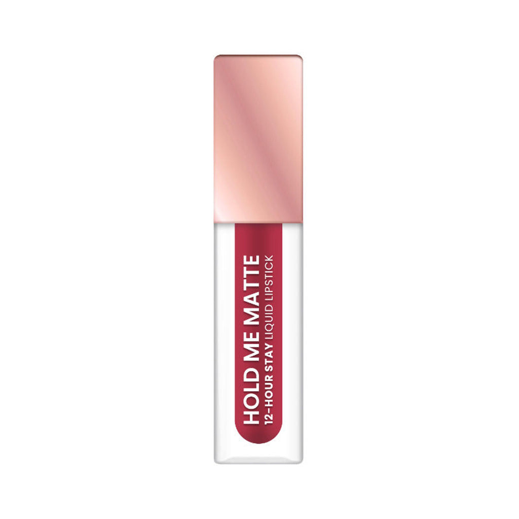 Swiss Beauty Hold Me Matte Liquid Lipstick - 20BurntRose | Grocsy