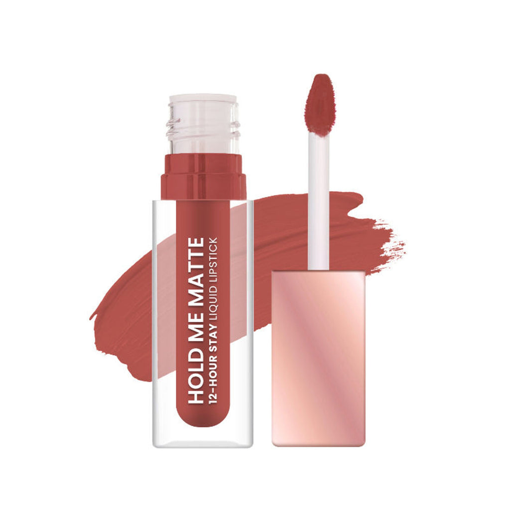 Swiss Beauty Hold Me Matte Liquid Lipstick - 23NakedBrown | Grocsy