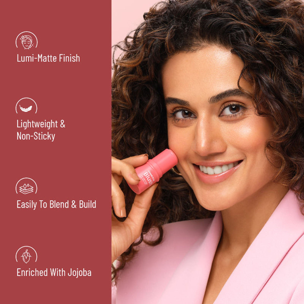 Swiss Beauty Cheek It Up Lumi-Matte Finish Blush - 2 Showstopper | Grocsy