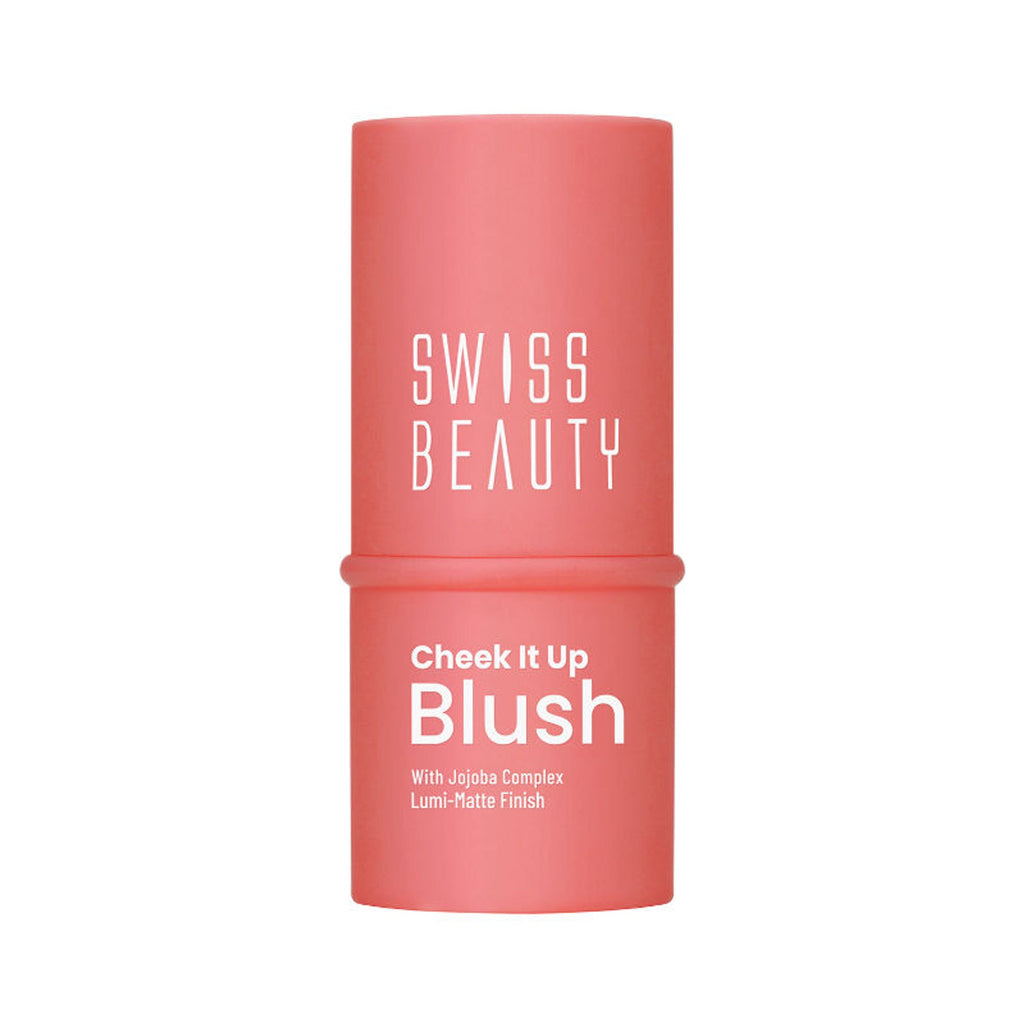 Swiss Beauty Cheek It Up Lumi-Matte Finish Blush - 3 Mood Liffer Coral | Grocsy