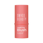 Swiss Beauty Cheek It Up Lumi-Matte Finish Blush - 3 Mood Liffer Coral | Grocsy
