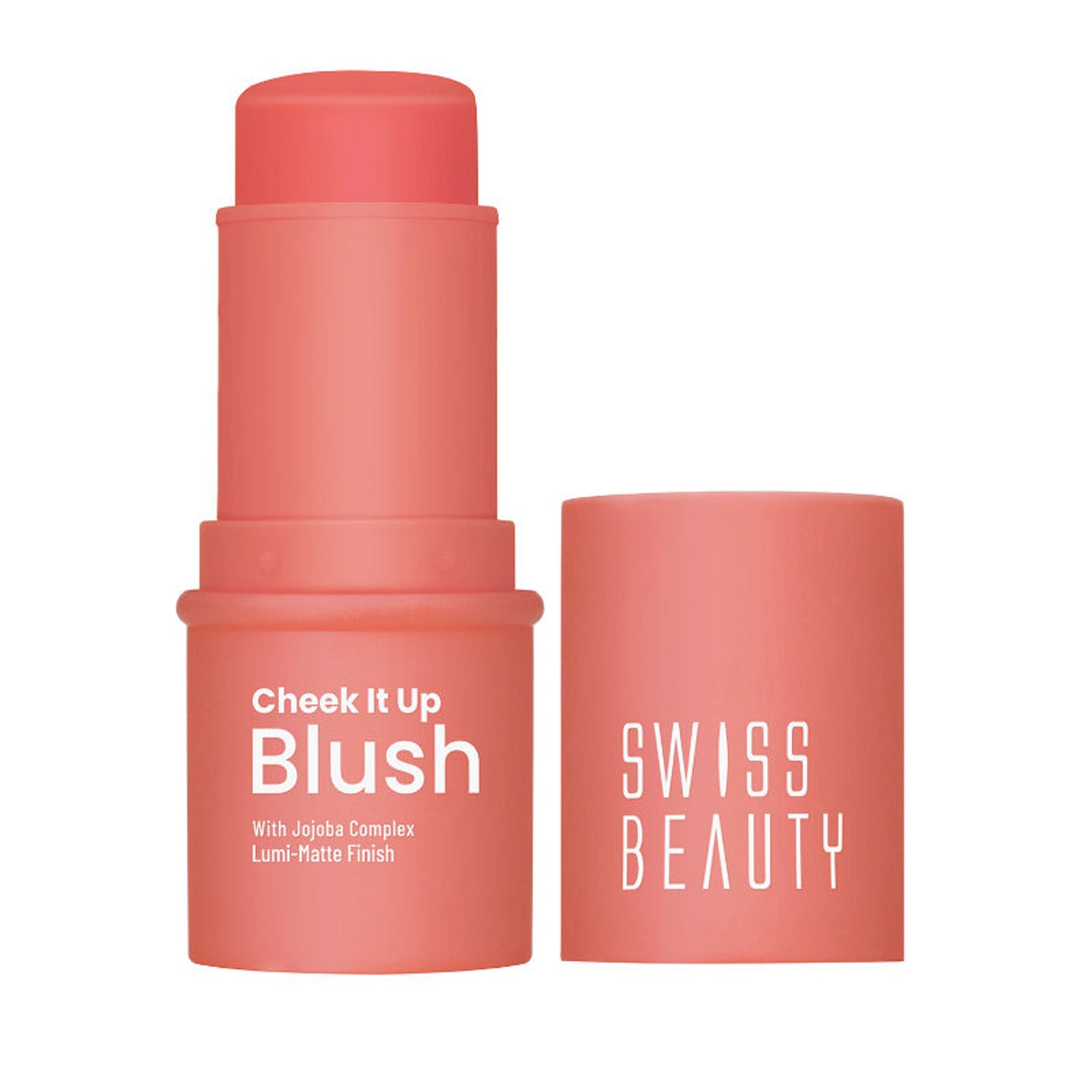 Swiss Beauty Cheek It Up Lumi-Matte Finish Blush - 4 Too Cheeky | Grocsy