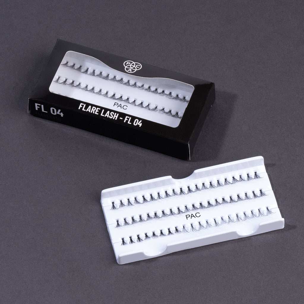 PAC Studio Flare Lash FL4 - Natural Cluster Lashes with Short, Long & Thick Strands for Versatile Looks | Grocsy