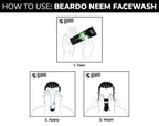Beardo Neem Face Wash & Beard Wash Acne Control | Grocsy