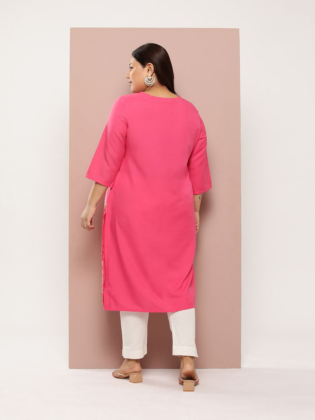 Sztori Plus Size Ethnic Printed Kurta | Grocsy