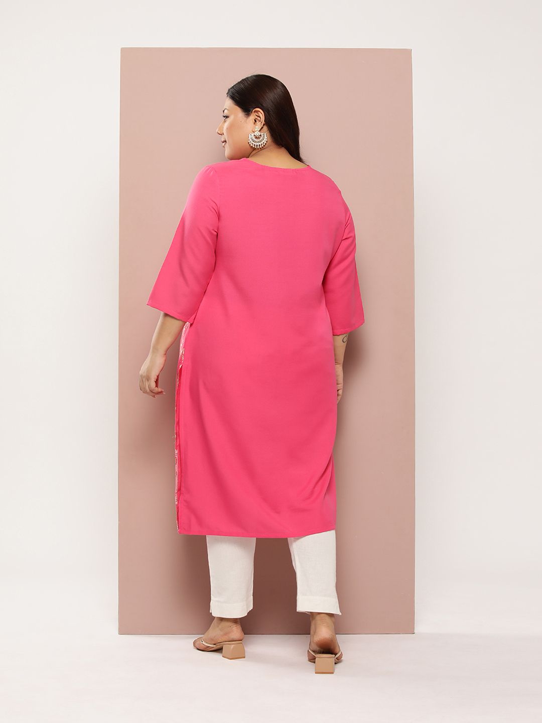 Sztori Plus Size Ethnic Printed Kurta | Grocsy
