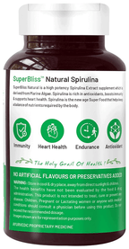 Bliss Welness Immunity & Wellness Spirulina Veg Tablet | Grocsy