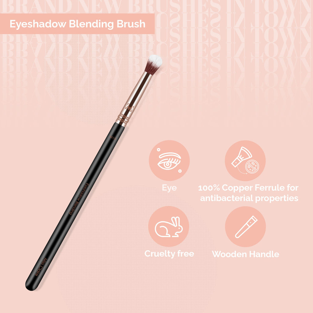Miss Claire M19 - Eyeshadow Blending Brush - Rose Gold | Grocsy