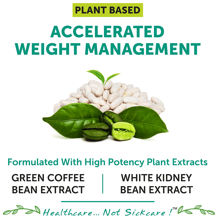 Bliss Welness Weight Management Carb Controller Green Coffee Bean Extract Veg Capsule | Grocsy