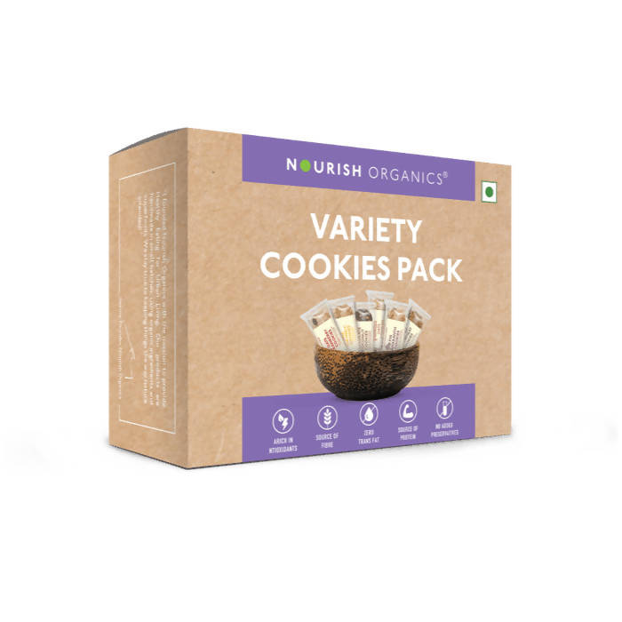 Nourish Organics Variety Cookies Pack | Grocsy