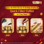 Tata Coffee Quick Filter Coffee Powder Tin | Grocsy