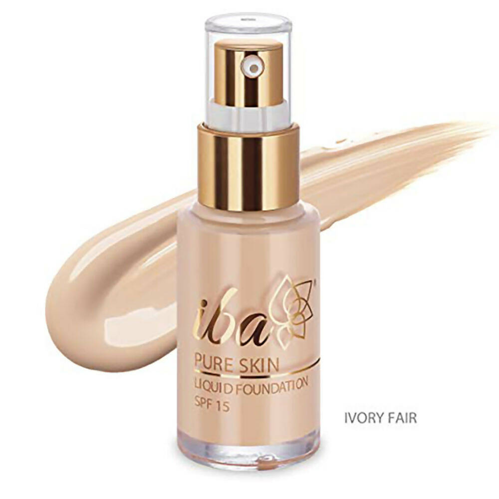 Iba Pure Skin Liquid Foundation SPF 15 - Ivory Fair | Grocsy