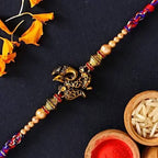 Ganesha Rakhi & Cadbury Silk In Best Bro Sleeve | Grocsy