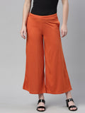 Souchii Red Knitted Ethnic Palazzos | Grocsy