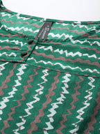 HERE&NOW Abstract Printed Pure Cotton Kurta | Grocsy