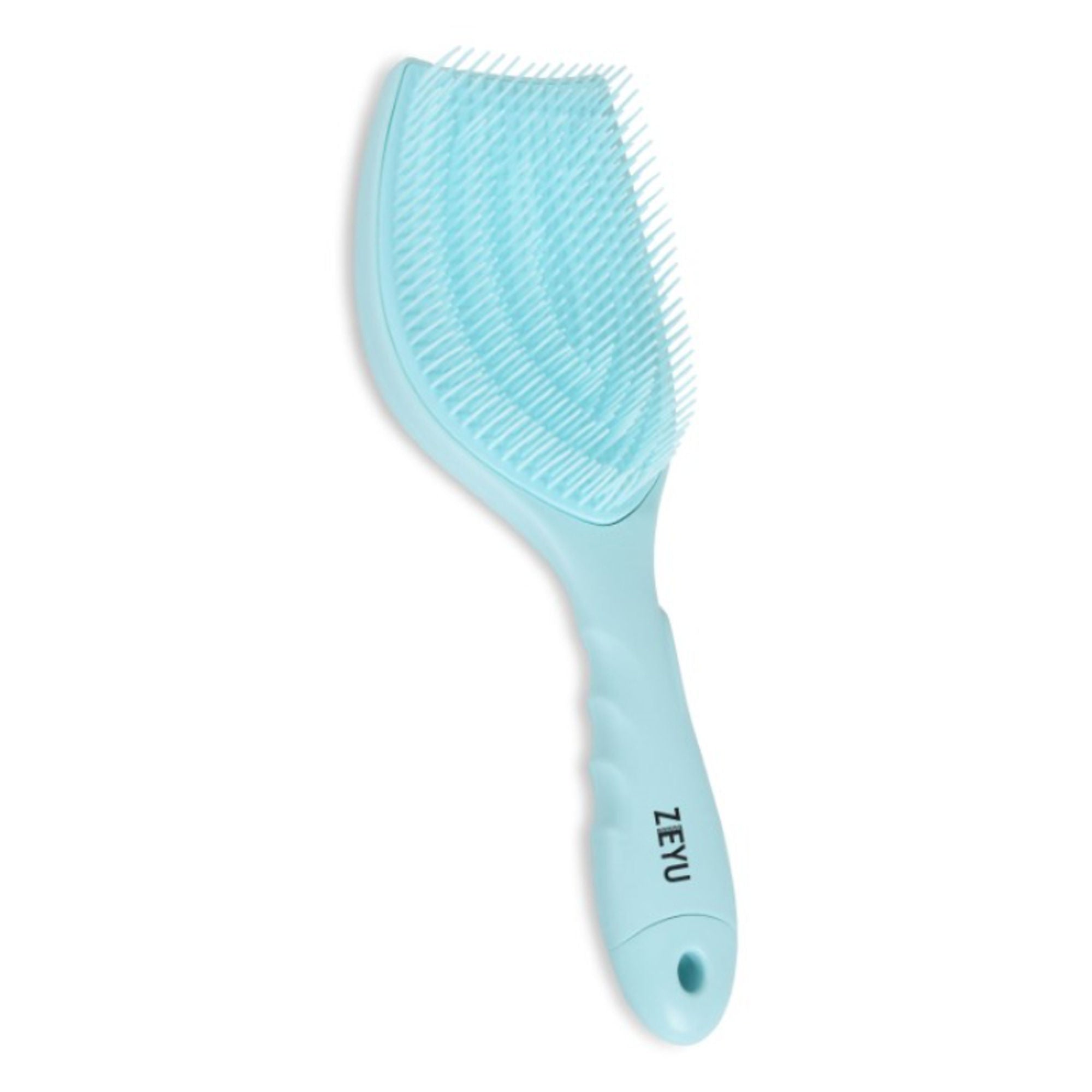 ZEYU Detangler Hairbrush with Removable Cleaning Brush - Blue | Grocsy