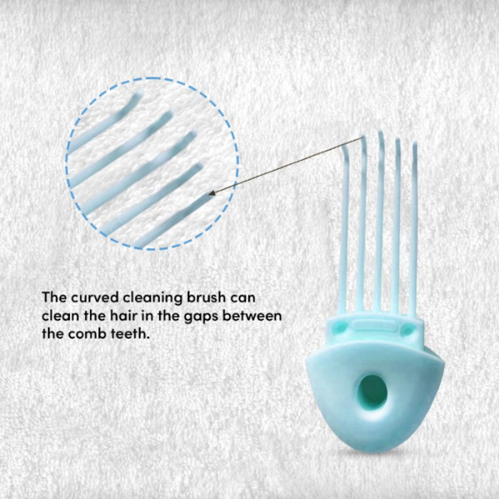 ZEYU Detangler Hairbrush with Removable Cleaning Brush - Blue | Grocsy