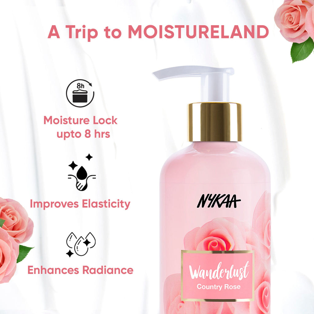 Wanderlust Moisturizing Body Lotion - Country Rose | Grocsy