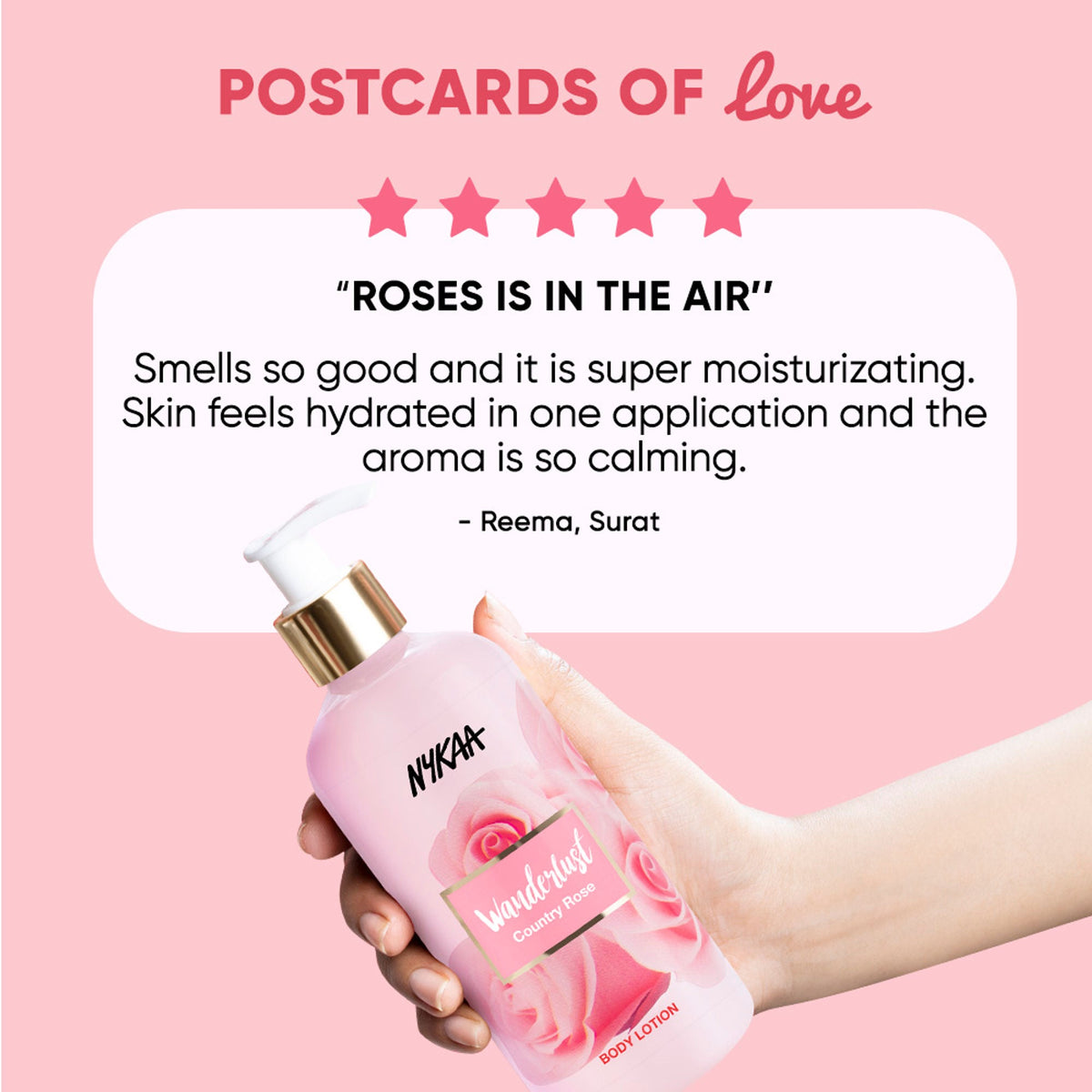 Wanderlust Moisturizing Body Lotion - Country Rose | Grocsy