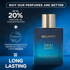 Bella Vita Skai Aquatic Unisex Eau De Cologne Perfume | Grocsy