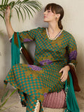 Indo Era Women Floral Printed Regular Beads and Stones Kurta with Trousers & With Dupatta | Grocsy