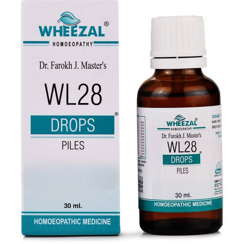 Wheezal Homeopathy WL-28 Piles Drops | Grocsy