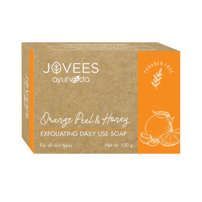 Jovees Orange Peel & Honey Exfoliating Daily Use Soap | Grocsy