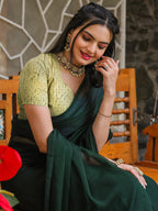 Tikhi Imli No Border Ready to Wear Saree | Grocsy