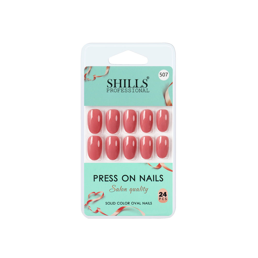 Shills Professional Reusable Press On Nails Oval - SPN507 | Grocsy