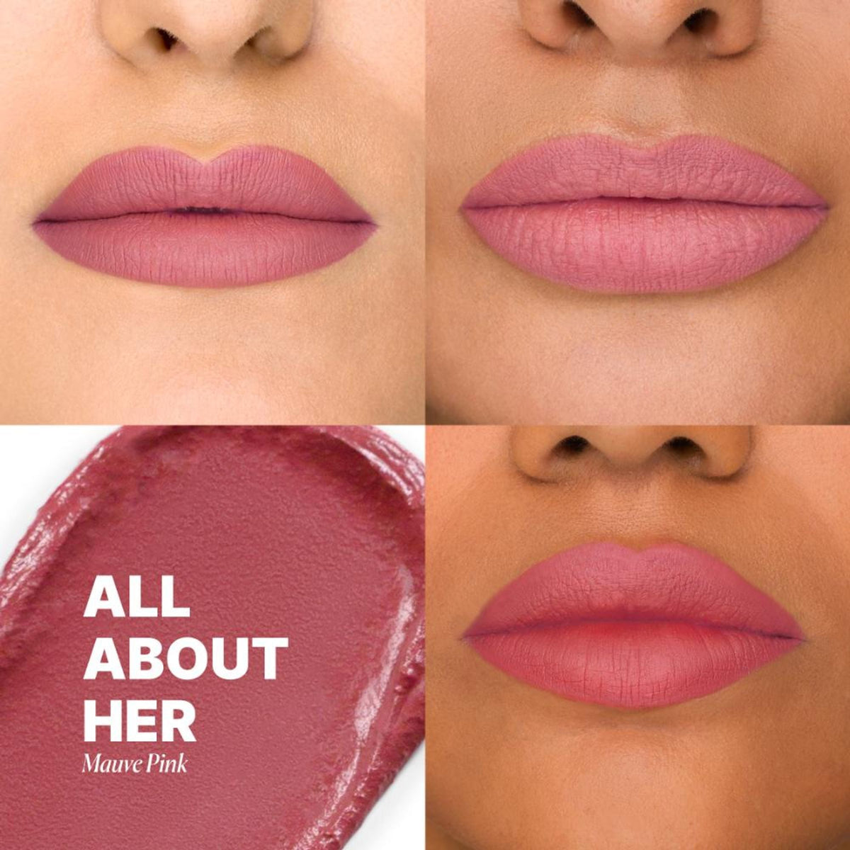 IRIS COSMETICS Matte Made Her Do It Liquid Lipstick - Mauve Pink | Grocsy
