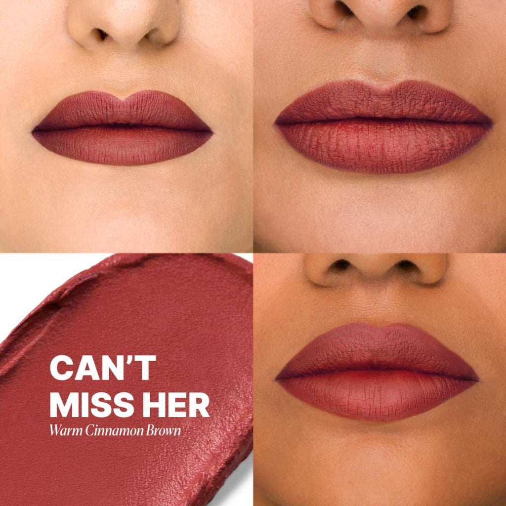 IRIS COSMETICS Matte Made Her Do It Liquid Lipstick - Warm Cinnamon Brown | Grocsy