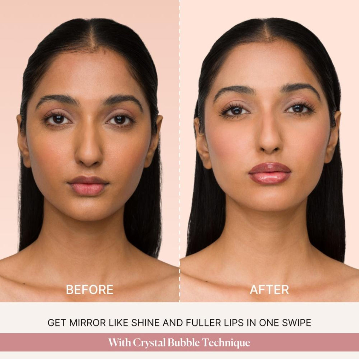 IRIS COSMETICS Talk Glossy To Me! Shimmer Lip Gloss - Light Pink With Iridescent Shimmer | Grocsy