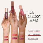IRIS COSMETICS Talk Glossy To Me! Shimmer Lip Gloss - Light Pink With Iridescent Shimmer | Grocsy