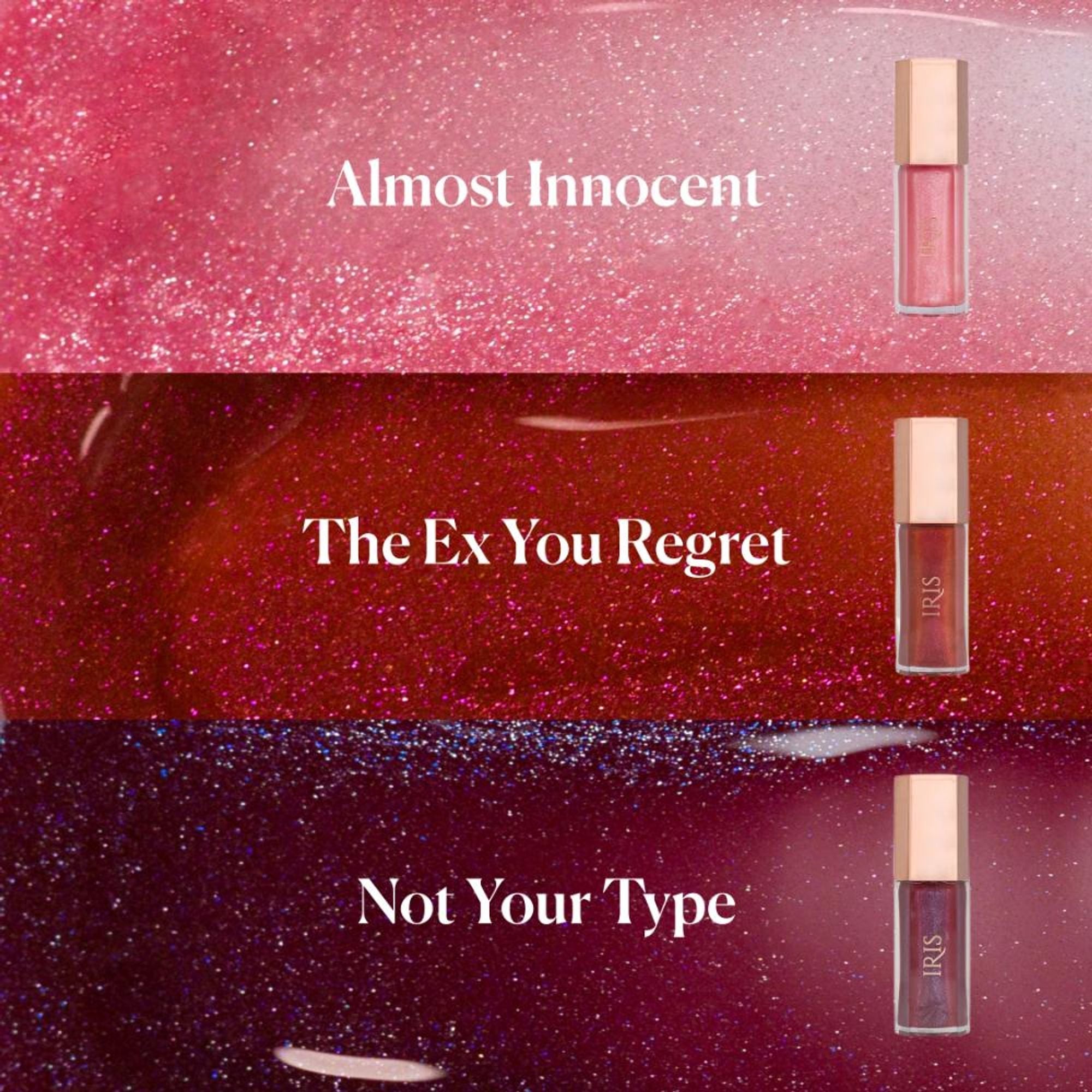 IRIS COSMETICS Talk Glossy To Me! Shimmer Lip Gloss - Light Pink With Iridescent Shimmer | Grocsy