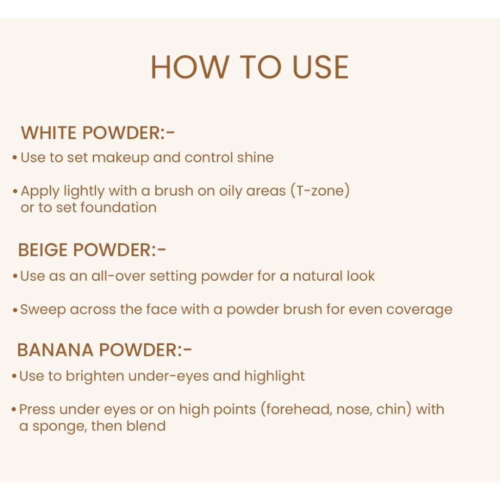 Shopaarel Flawless Fixing Powder - Beige-02 | Grocsy