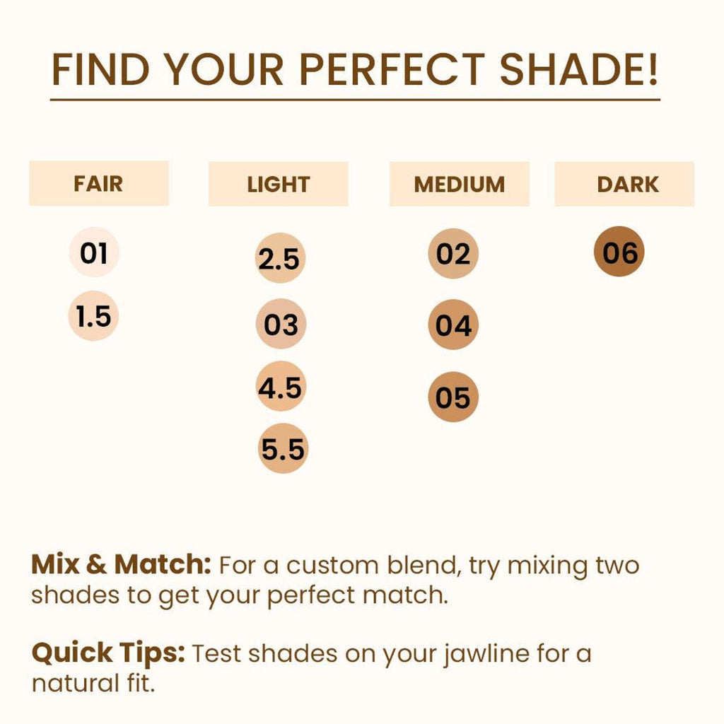 Shopaarel Extra Blend Matte Foundation - 1 | Grocsy
