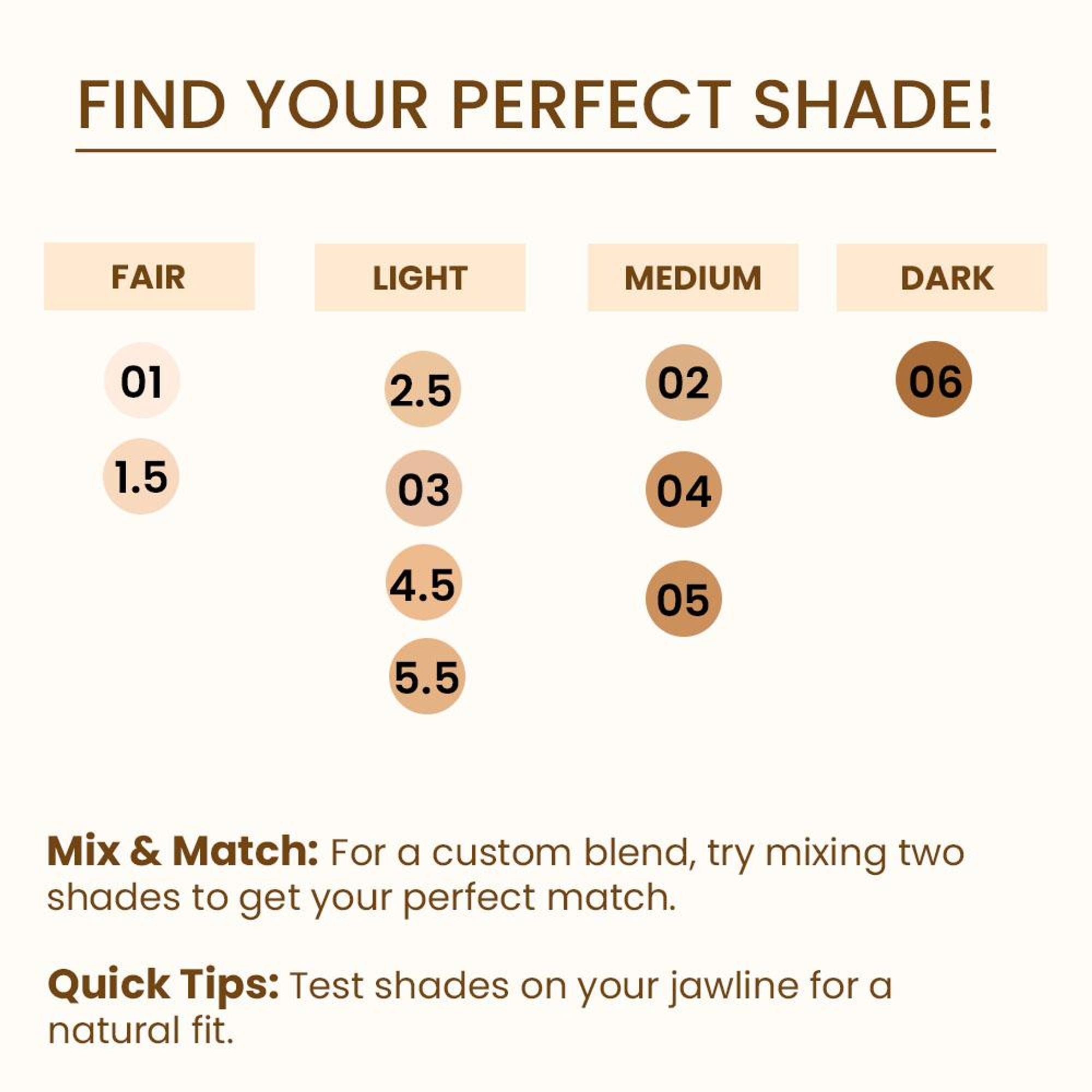 Shopaarel Extra Blend Matte Foundation - 1 | Grocsy