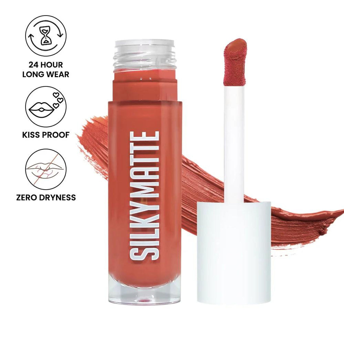 Shopaarel Silky Matte Gloss Liquid Lipstick - Touch-06 | Grocsy