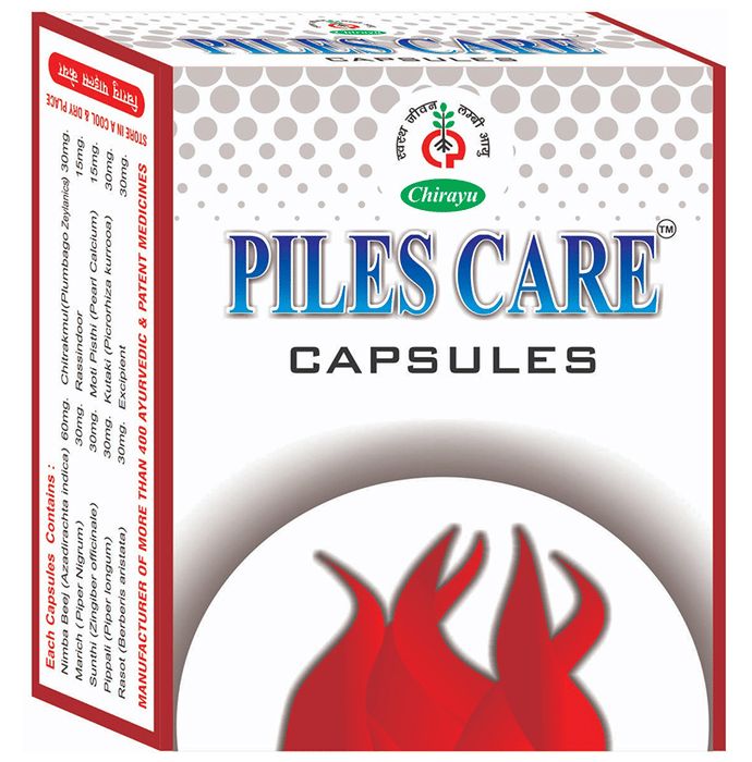 Chirayu Piles Care Capsules | Grocsy