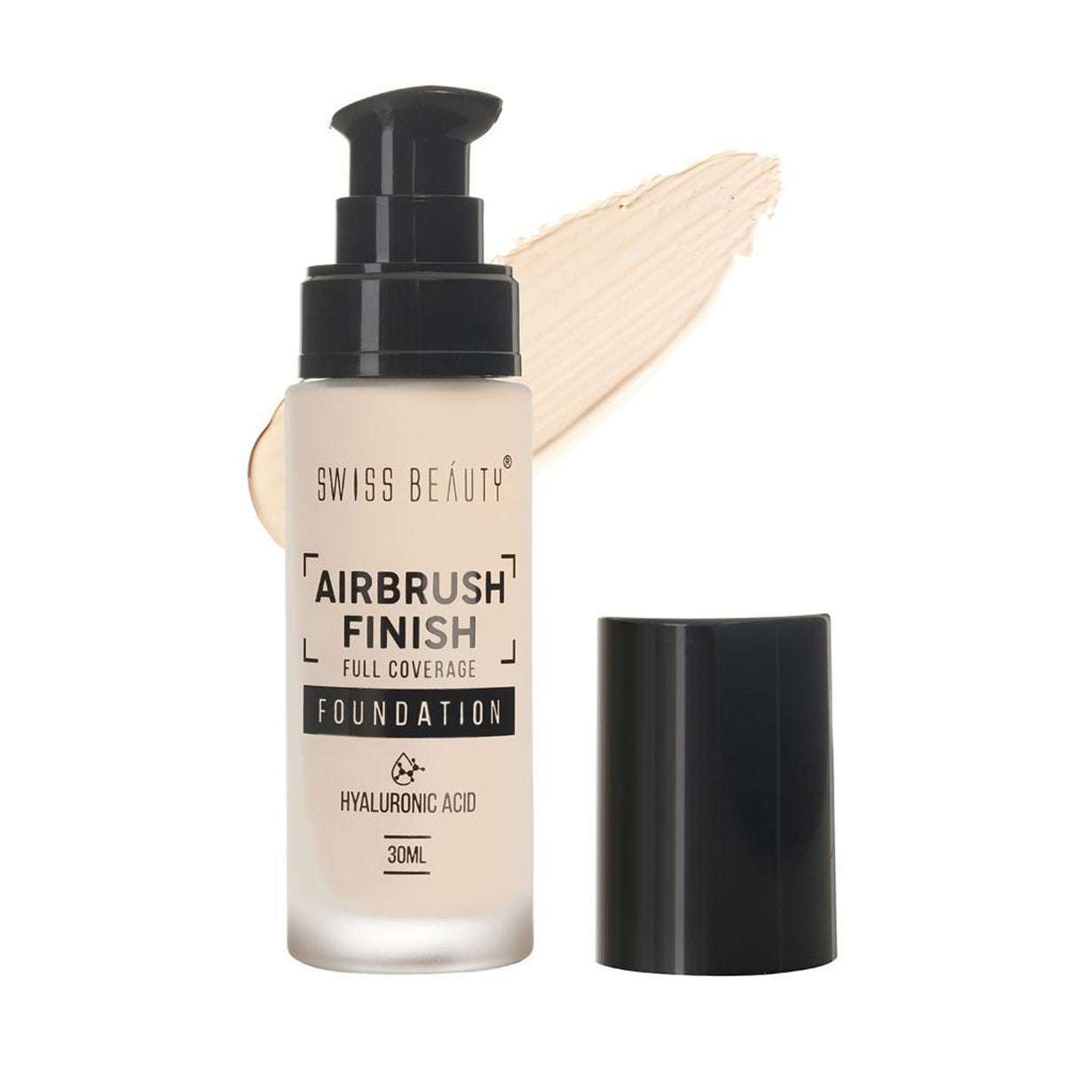 Swiss Beauty Airbrush Finish Full Coverage Foundation - 1 Shell White | Grocsy