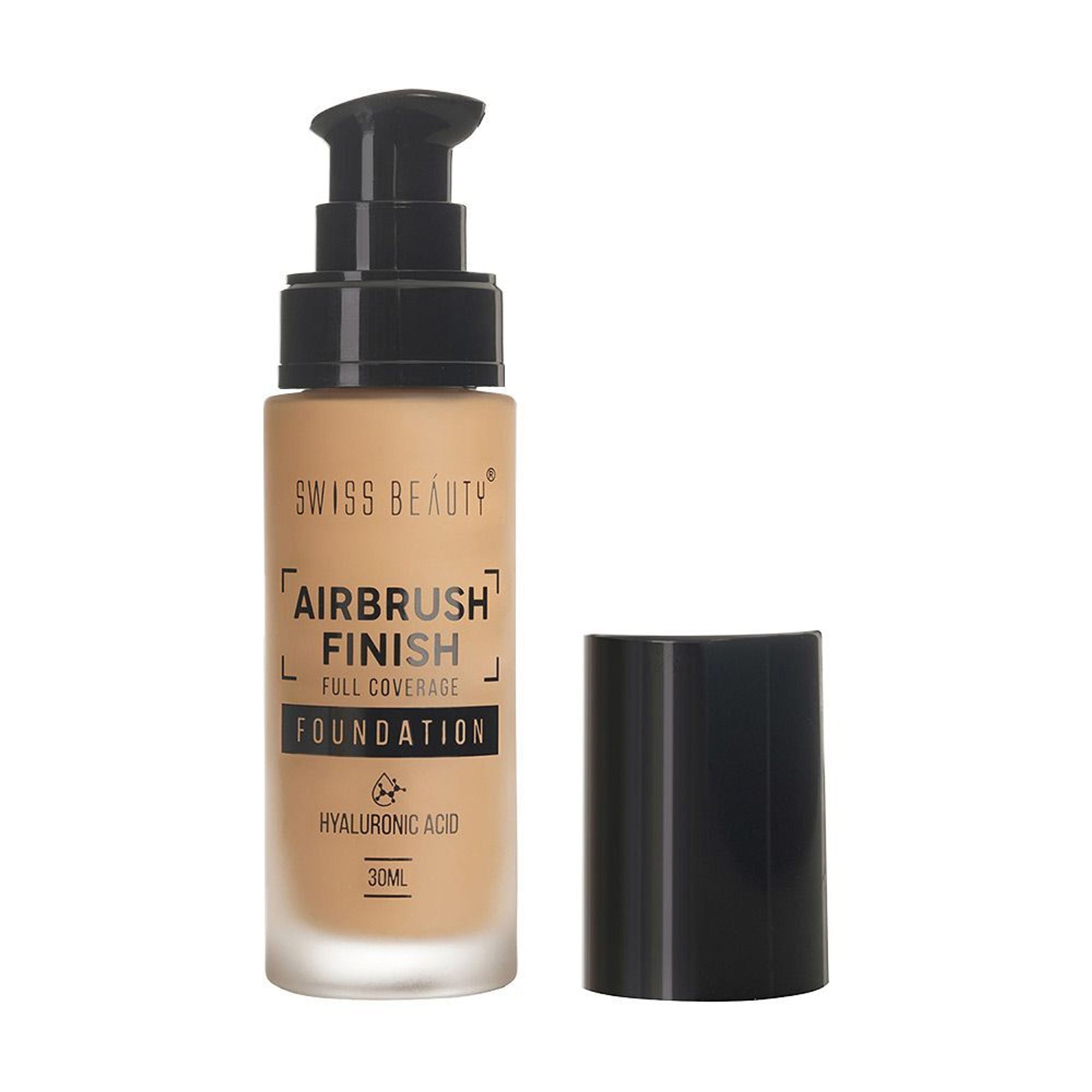 Swiss Beauty Airbrush Finish Full Coverage Foundation - 4 Golden Beige | Grocsy